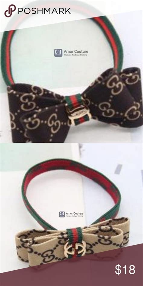 fake gucci hair tie|gucci hair band price.